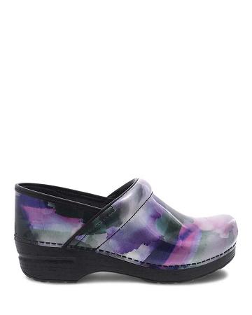 Sabots Dansko Professional Mystic Vernis Homme Violette Noir | FR 613YXF